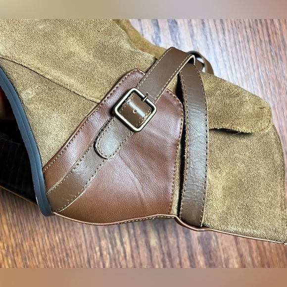 Ann Taylor Loft brown suede leather boots shoes size 6M - Picture 3 of 11
